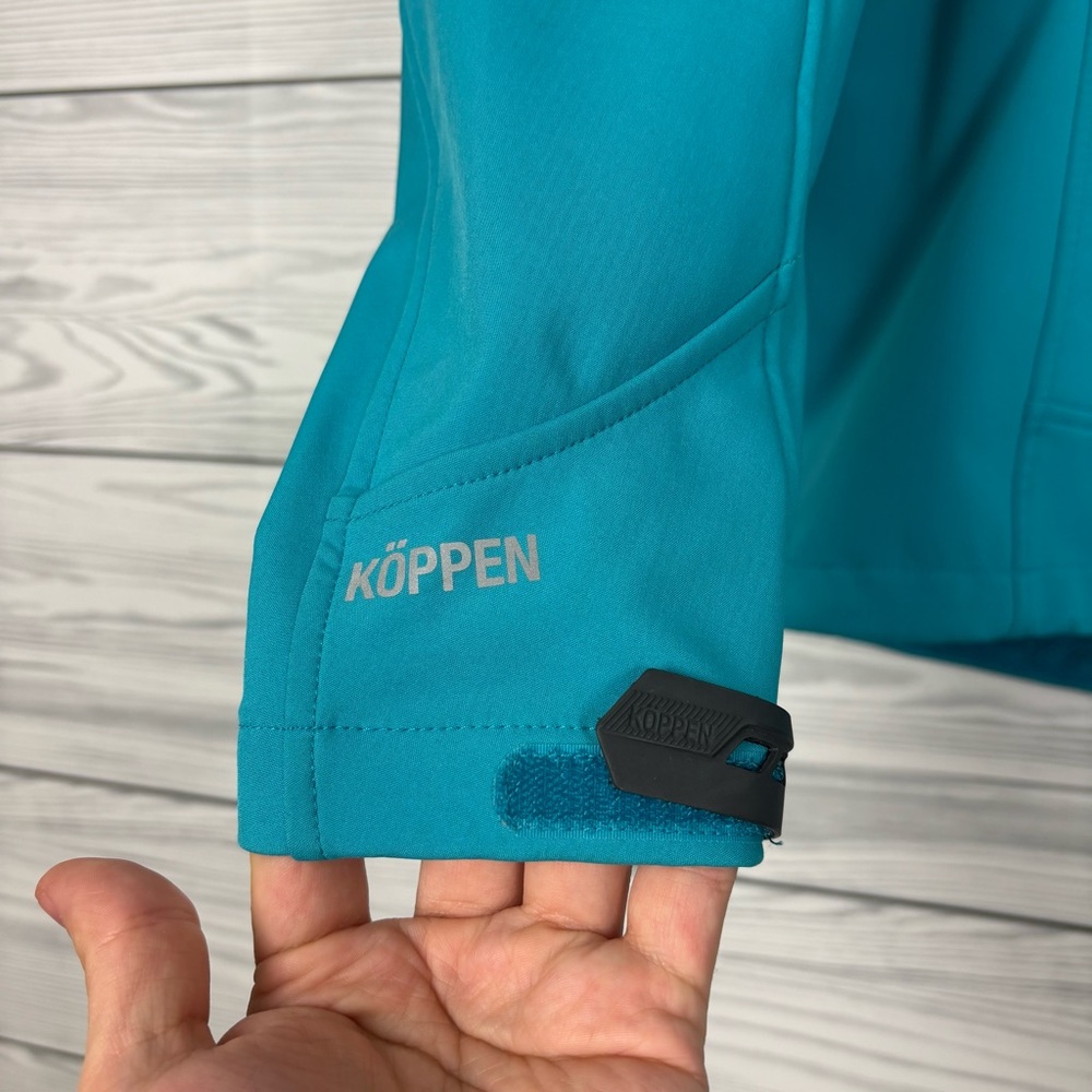KOPPEN Tundra Biome Soft Shell Blue Jacket Size Large - Picture 2 of 14